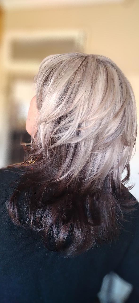 Hair colour transformation at Bliss Beauty Studio